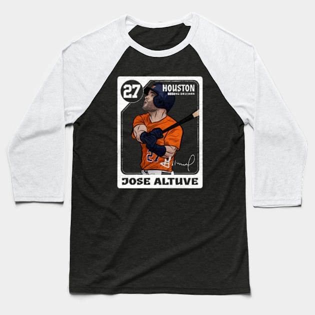 jose altuve card Baseball T-Shirt by mazihaya pix